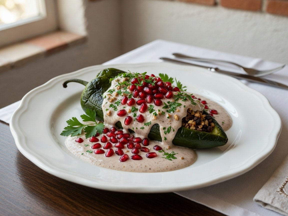 Chiles en nogada