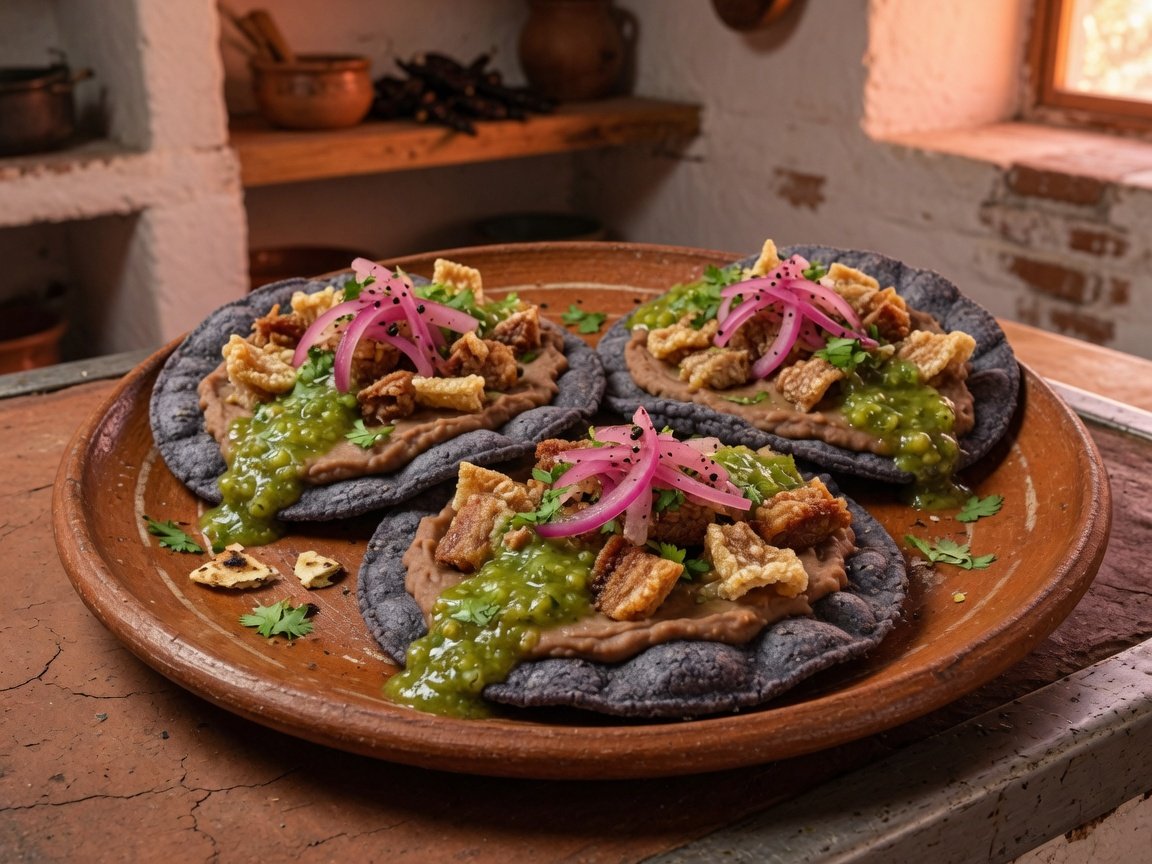 Memelas de chicharrón